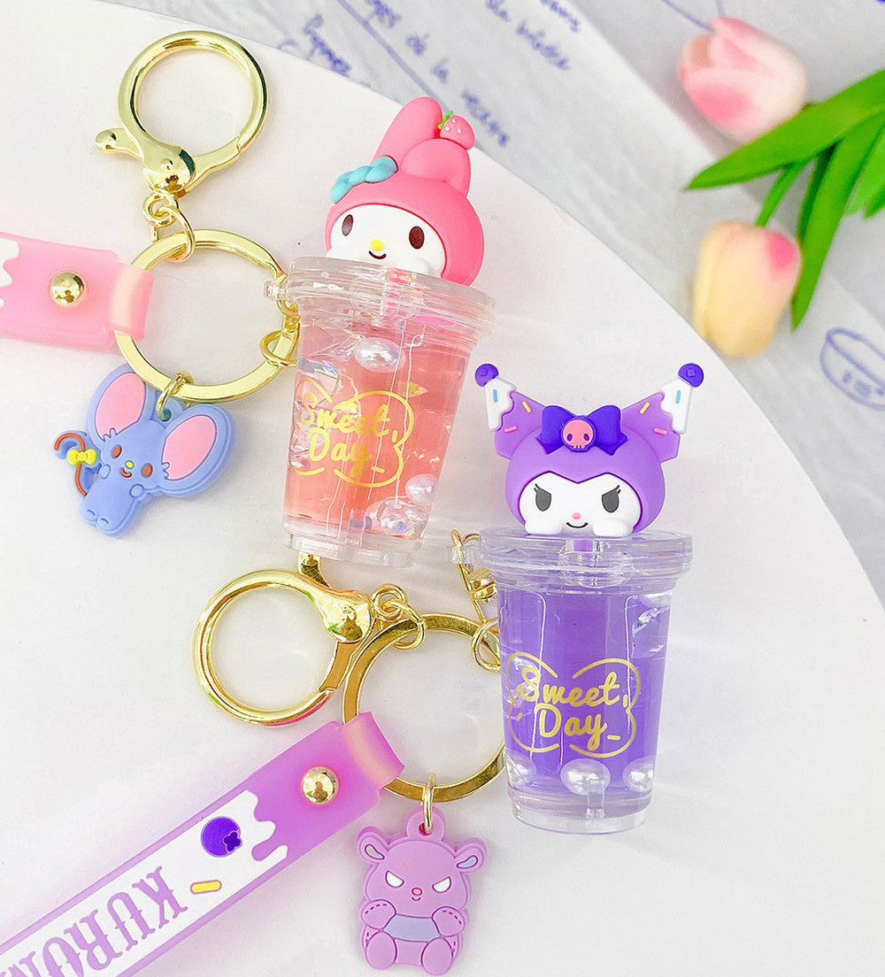 Licensed Sanrio Liquid Keychains
