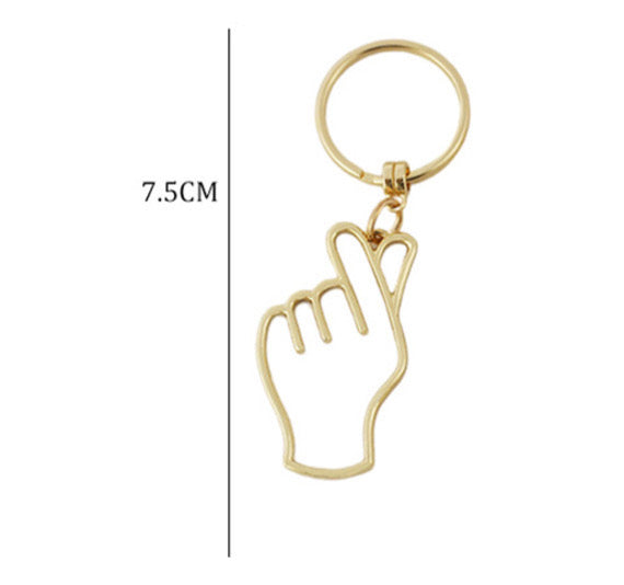 Korean Finger Heart Keychain