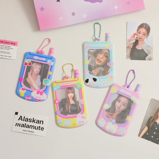 Kawaii Y2K Retro Flip Phone Photocard Holder (Multiple Colours)