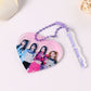 KPOP Heart Photo Keychains - BTS, NCT, Aespa, Twice, Blackpink, TXT, Stray Kids
