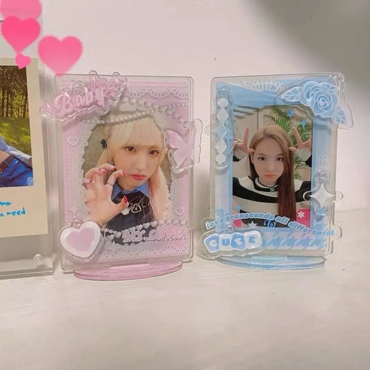 Pastel Acrylic Photocard Frames with Accessories