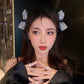Korean Rhinestone Barrette Hair Bows (Pair of 2)