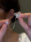 Butterfly Ear Cuff Threader Earring (Right Ear)