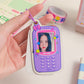 Kawaii Y2K Retro Phone Photo Keychain