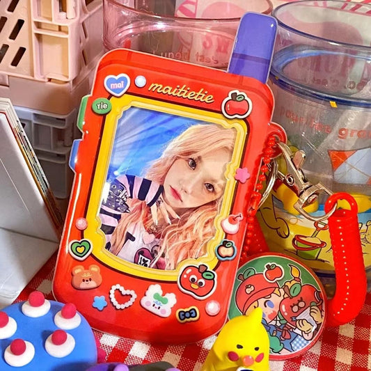 Kawaii Y2K Retro Flip Phone Photocard Holder