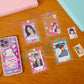 Kawaii Ribbon Photocard Holder Keychains