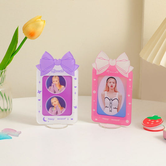 Kawaii Bow Acrylic Photocard Frames