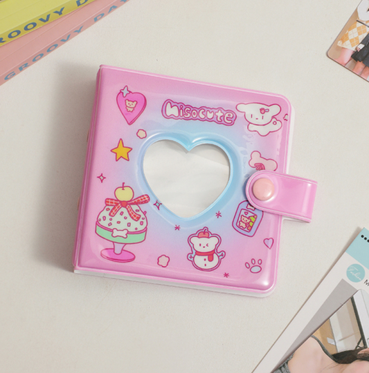 Pink KPOP Photocard Mini Binder