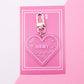 KPOP Glitter Heart Keychains - BTS, Army, EXO, Twice