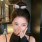 Korean Rhinestone Barrette Hair Bows (Pair of 2)