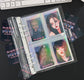 Holographic A5 Binder Refill Inserts (10 Pages) - Clear, Stars, and Cherry Blossom Designs