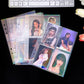 Holographic A5 Binder Refill Inserts (10 Pages) - Clear, Stars, and Cherry Blossom Designs