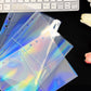Holographic A5 Binder Refill Inserts (10 Pages) - Clear, Stars, and Cherry Blossom Designs