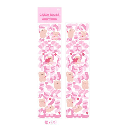 Kawaii Candy Bear Deco Stickers (2 Sheets)