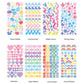Kawaii Rainbow Deco Stickers Sheet