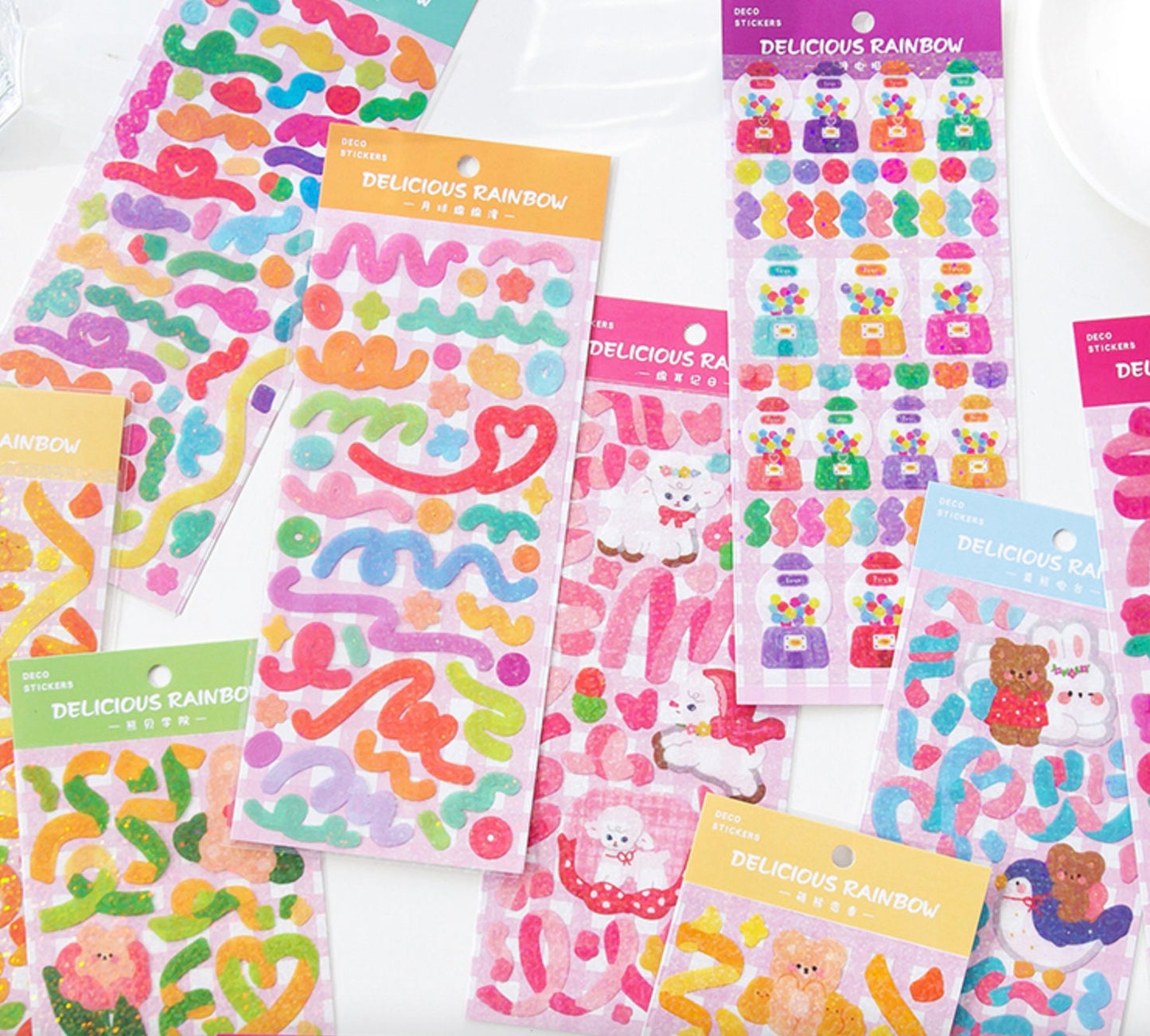 Kawaii Colourful Rainbow Deco Stickers
