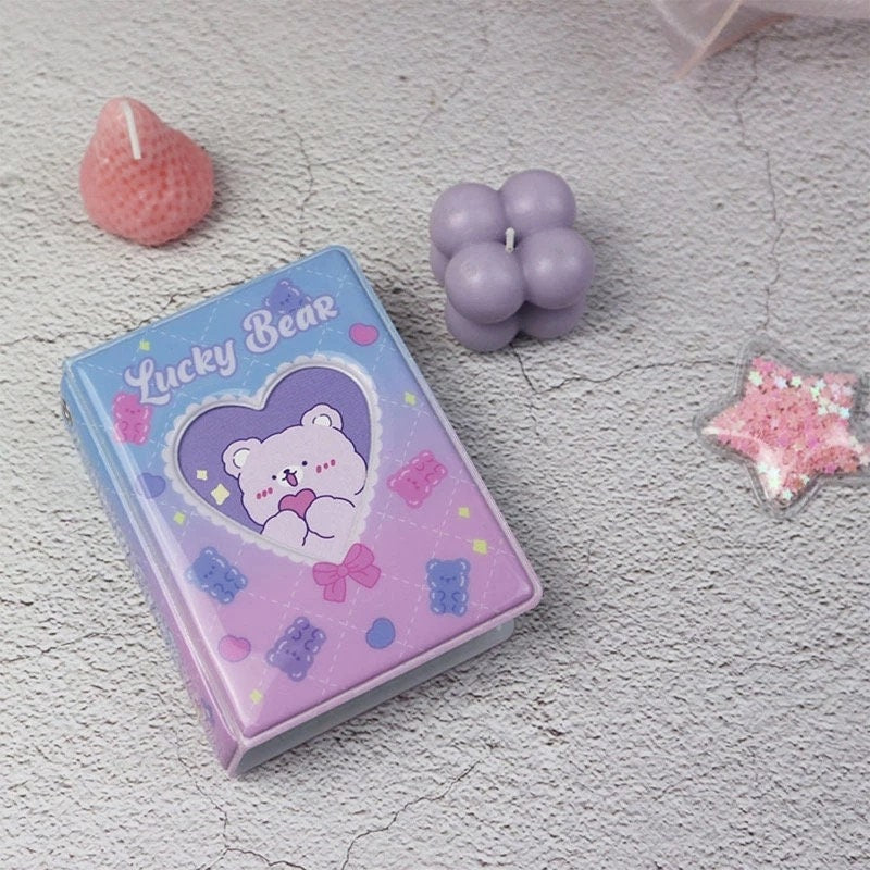 Blue and Purple Bear KPOP Collect Book