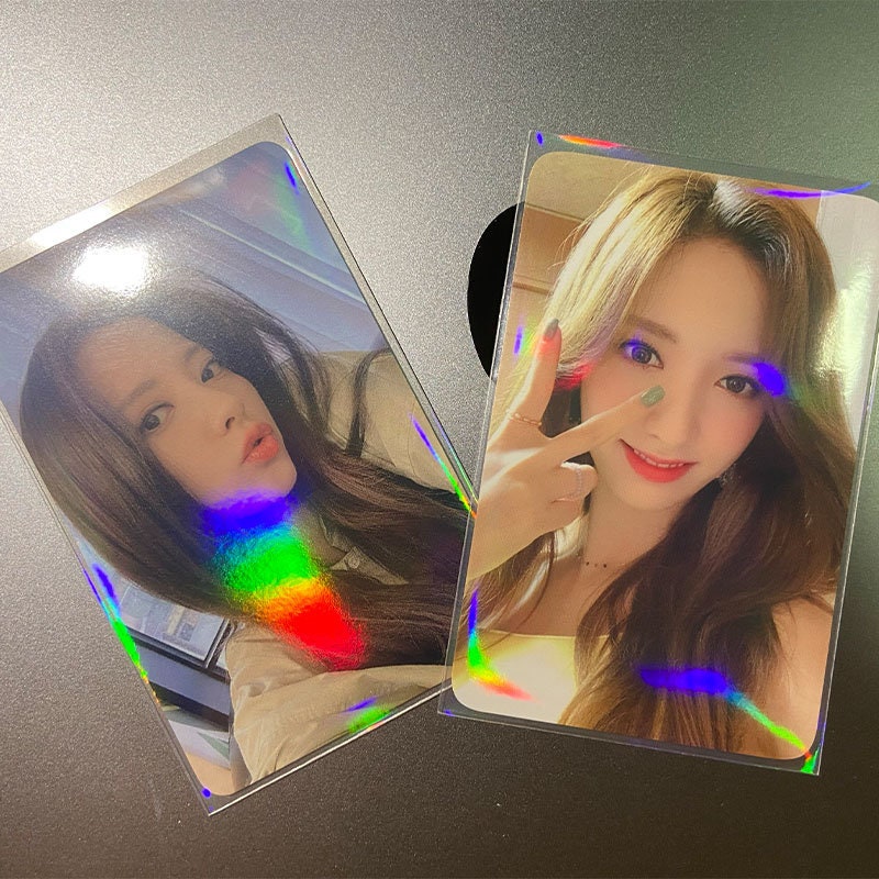 Clear KPOP Photocard Sleeves (Holographic)
