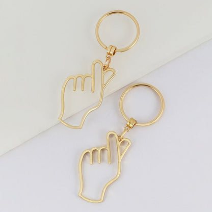 Korean Finger Heart Keychain