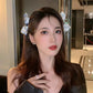 Korean Rhinestone Barrette Hair Bows (Pair of 2)