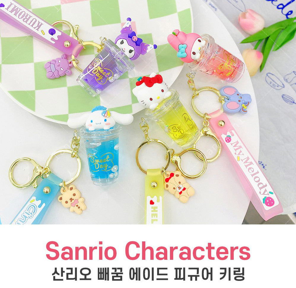 Licensed Sanrio Liquid Keychains